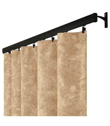 Závěs na řasící pásce barva Modern Jantar