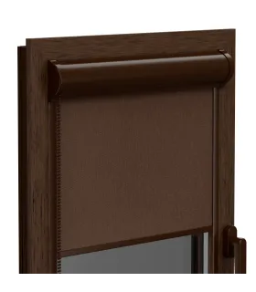 Roleta Termo (termoizolační) v hliníkové hnědé kazetě Elite řada plus Bronz