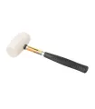 Kladivo pryžové MASTERTOOL 40 mm 225 g kovová rukojeť bílá 02-1310