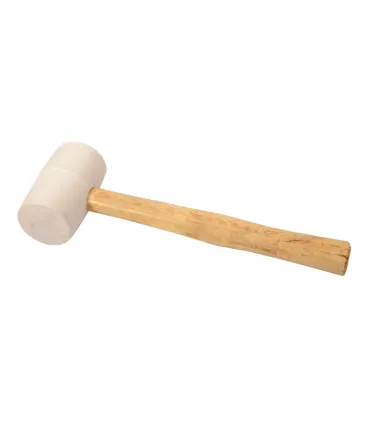 Kladivo pryžové MASTERTOOL 55 mm 340 g dřevěná násada bílá 02-0311