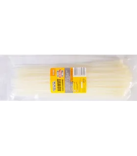 Páska stahovací MASTERTOOL na kabely, nylon 4,8*300 mm, bílý 100 ks balení 20-1815