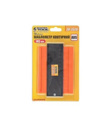 Šablona na obkreslení tvarů MASTERTOOL 145*100*21 mm 30-3526