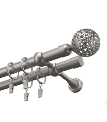 Kovová garnýž Satim dvojitá Ø 19 mm - Gula Modern