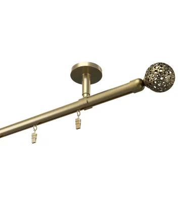 Profilová hliníková garnýž jednoduchá Elegant Antik Gula Modern