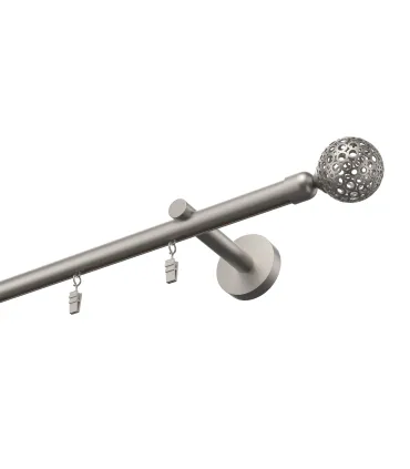 Profilová hliníková garnýž stropní jednoduchá Elegant Satin Gula Modern