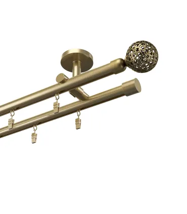 Profilová hliníková garnýž dvojitá Elegant antik Gula Modern