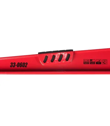 Vodováha litinová MASTERTOOL 60 cm se zrcadlem 2 libely 0,5 mm/m 0,03° 33-0602