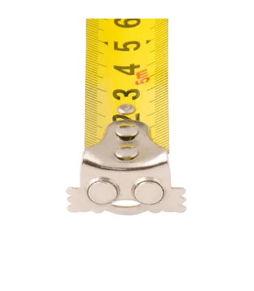 Svinovací metr MASTERTOOL Magnetic 5 m*19 mm se 2 zámky 61-5019
