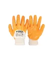 Rukavice pracovní MASTERTOOL 8304-05 z bavlny s nitrilovým povlakem, žlutý, pletená manžeta 10"