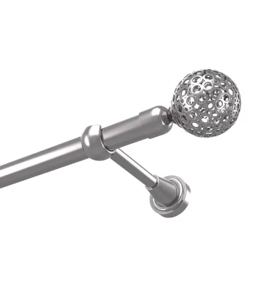 Kovová garnýž efekt-nerezová oceľ Ø 19 mm Gula Modern