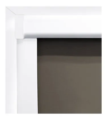 Roleta termoizolační na střešní okno VELUX v hliníkové kazetě Krémová