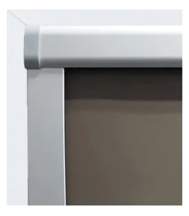 Roleta termoizolační na střešní okno VELUX v hliníkové kazetě Krémová