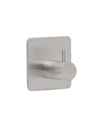 Jednoduchý samolepící věšák z leštěné nerezavějící oceli, Base 220, 61602-21