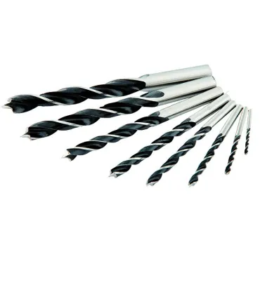 Sada vrtáků GRANITE do dřeva 8 ks 3*60/4*75/5*80/6*90/7*95/8*103/9*108/10*117 mm 2-02-008