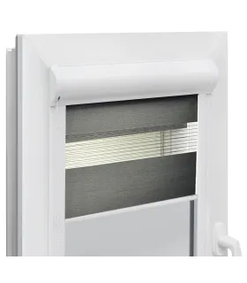 Roleta Den a Noc v hliníkové kazetě Elite řada stylový antracit