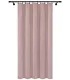 Velurový závěs na řasící pásce barva Púdrová