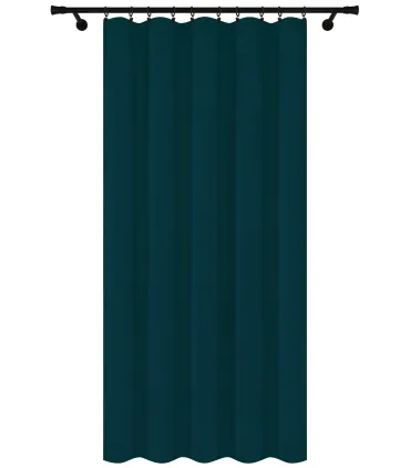 Velurový závěs na řasící pásce barva Granátová