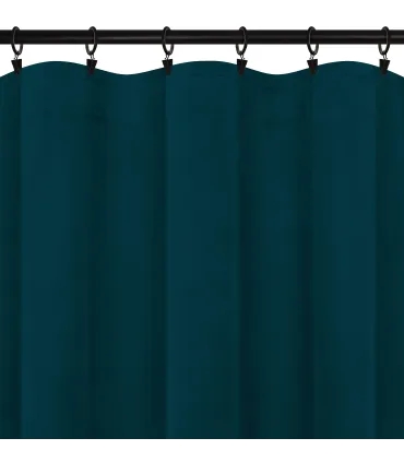 Velurový závěs na řasící pásce barva Granátová