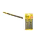 Plátky do přímočaré pily HCS MASTERTOOL T111D basic na dřevo/ plast rychle rovné střih 6TPI/100 mm 5 ks 14-2817
