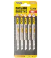 Plátky do přímočaré pily HCS MASTERTOOL PROGRESSOR na dřevo/ plast čisté rovné střih 8-12TPI/116 mm T234X 5 ks 14-2820