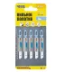 Plátky do přímočaré pily HCS MASTERTOOL T118A pro kov čisté rovné střih 21TPI/77 mm 5 ks 14-2811