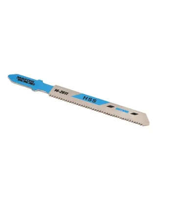 Plátky do přímočaré pily HCS MASTERTOOL T118A pro kov čisté rovné střih 21TPI/77 mm 5 ks 14-2811