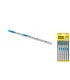Plátky do přímočaré pily MASTERTOOL HCS pro kov čisté rovné střih 21TPI/132 mm 5 ks 14-2813