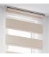 Roleta Den a Noc na panoramatické okno světle růžový mramor