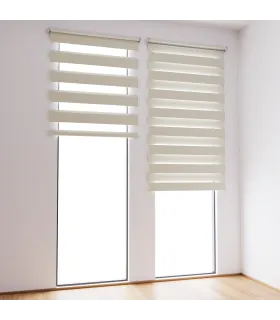 Roleta Den a Noc na panoramatické okno Mramor