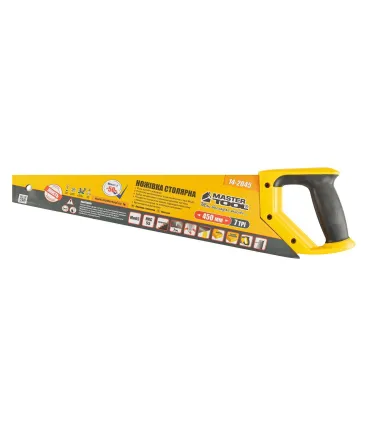 Pila na dřevo MASTERTOOL 7TPI MAX CUT 450 mm kalený zub, 3D ostření, leštěná čepel 14-2045
