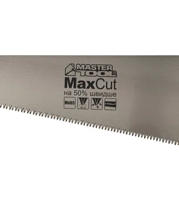 Pila na dřevo MASTERTOOL 7TPI MAX CUT 450 mm kalený zub, 3D ostření, leštěná čepel 14-2045