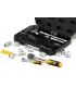 Sada nástrčných hlavic MASTERTOOL 1/4" - 1/2" CrV ráčna 72Т 72 ks 78-5072