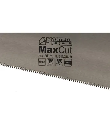 Pila na dřevo MASTERTOOL 7TPI MAX CUT 400 mm kalený zub, 3D ostření, leštěná čepel 14-2040
