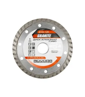 Kotouč diamantový GRANITE TURBO 125*2,2 mm 22-24% 12200 ot./min 9-02-125