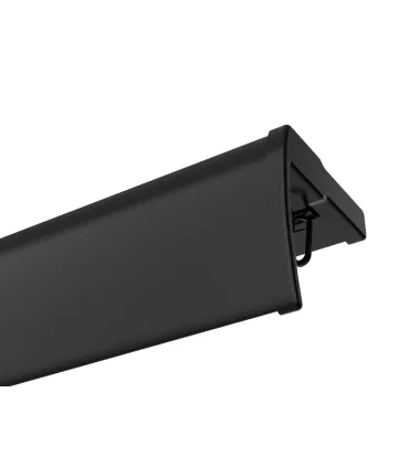 Kolejnice černá hliníková stropní dvojitá Smart Black Plus