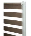 Roleta Den a Noc Delux Plus série Mocha Wood DN23